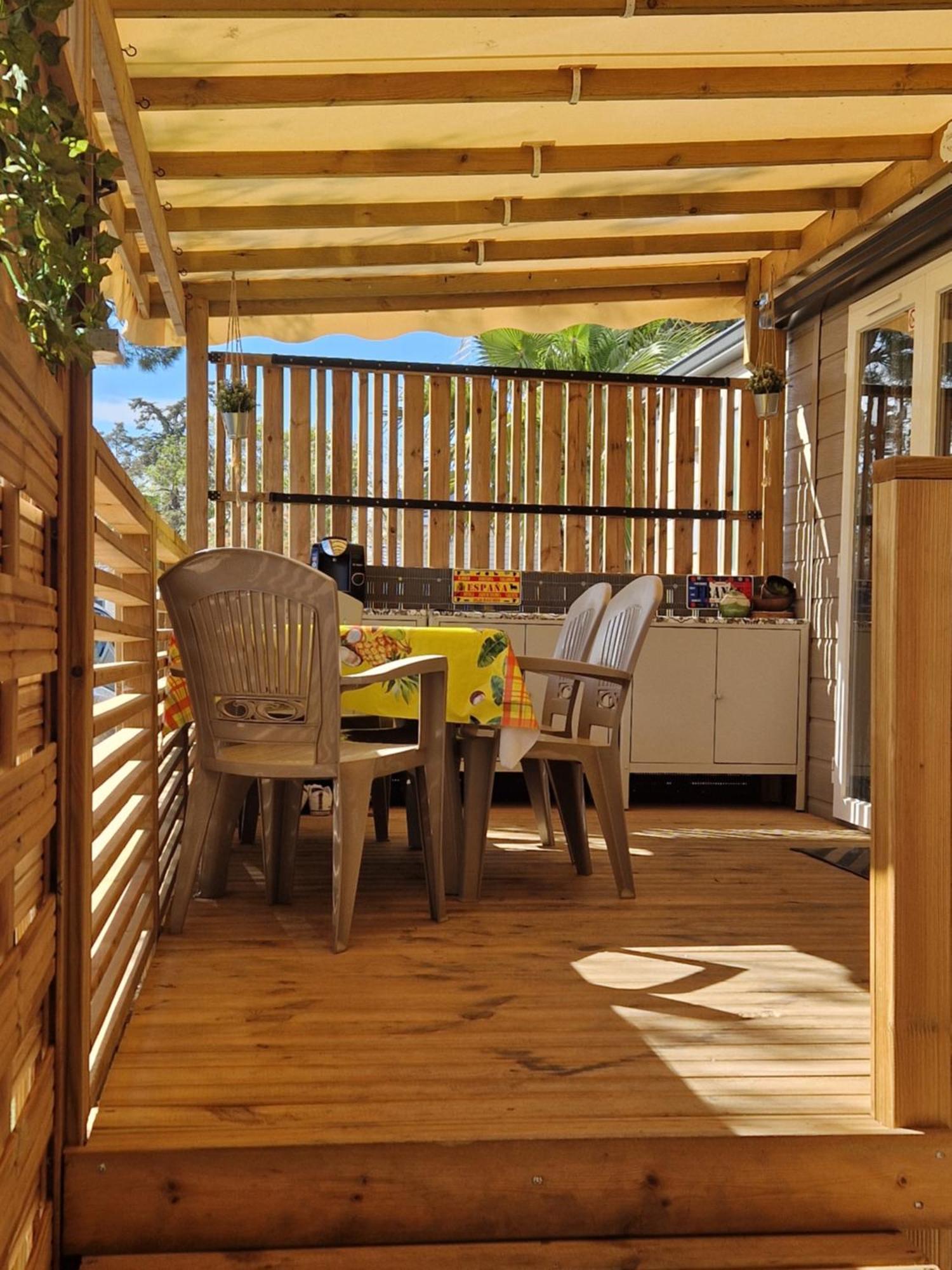 Camping La Carabasse Vias-Plage-T4 Climatise,Tout Confort, Emplacement Calme ! Luaran gambar
