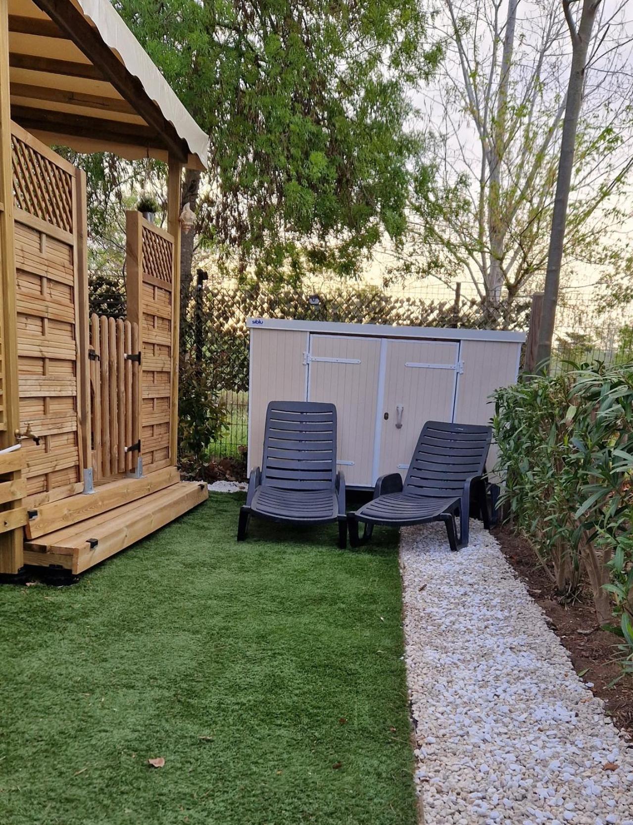 Camping La Carabasse Vias-Plage-T4 Climatise,Tout Confort, Emplacement Calme ! Luaran gambar